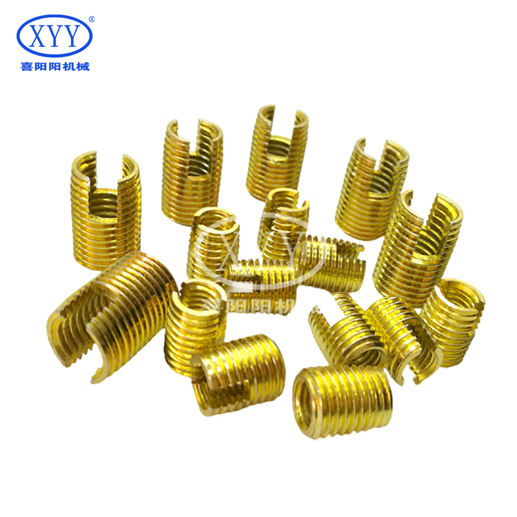 Zinc Plated Carbon Steel Self-Tapping Insert M6 Model Boxed Too for Installation M5 Size Stainless Steel Wire Thread