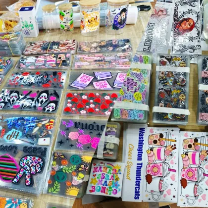 High Quality UV DTF Libbey Wrap Transfers for Glass Can Printing - 5000+ Designs Available