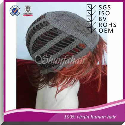 synthetic red wig, short hair wig ,synthetic hair wig