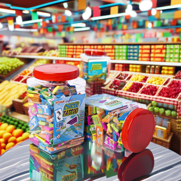 Best Price Boxed Tattoo Bubblegum Fruit Flavored Sweet and Spicy Sour Salty Bitter