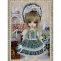 BJD Clothes Dress Suit Tea Rose For YOSD