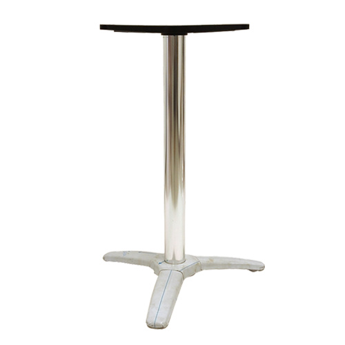 Modern Patio Bistro Stainless Steel Leg Foot Continental - 3 Leg Dining Flip Top Metal Table Base