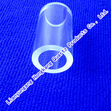 Clear Short Length Quartz Tube, Qualified Quartz Glass Ring