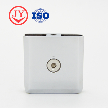 On Wall Brass Stainless Steel Square Glass Clamp