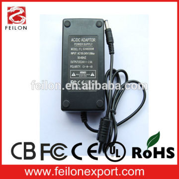 desktop ac adapter 24v 2a power supply factory sell with different connector