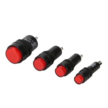 220V NXD-212 12MM LED Plastic Indicator Light
