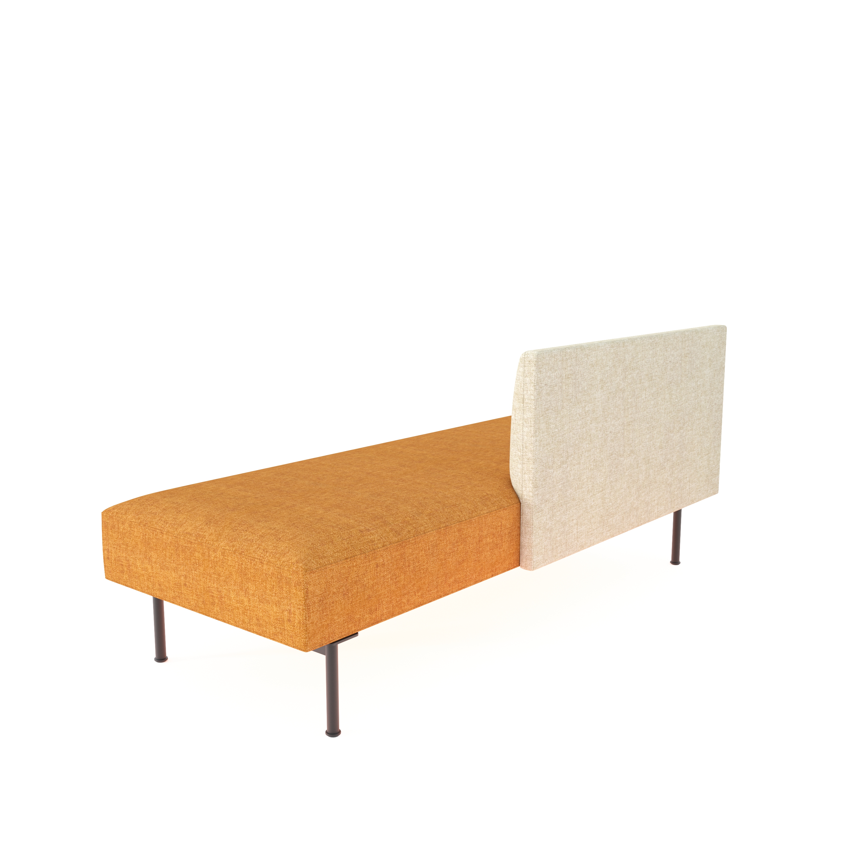 Modern Armless Sectional Sofa