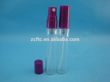 Clear perfume spray glass bottle,mini clear glass bottle for perfume,cosmetic glass perfume bottle