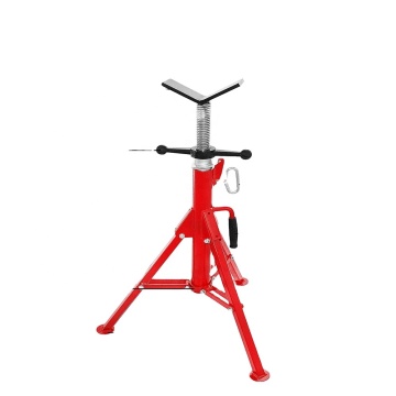 ปรับ GNBPSV-01 PIPE Stand V-HEAD 28-52 นิ้ว 2500 ปอนด์ความจุแจ็คขาตั้งพร้อมขาพับ