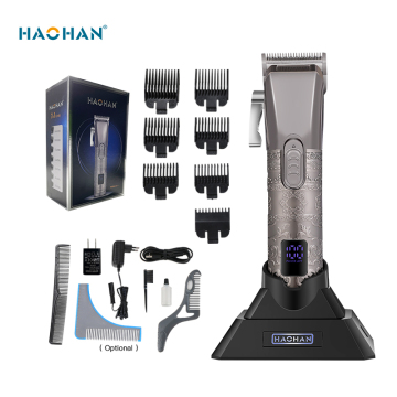 Cordless Electric Rechargeable Hair Clippers for Professional Use