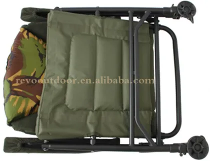 High-Quality Foldable Padded Fishing Chair with Mud Feet for Outdoors