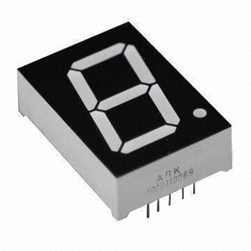 1.0 Inch Single Digit 7 Segment LED Numeric Display, Used for Electronic Scale