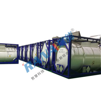 Fluoropolymer PTFE Lined ultraclean ISO containers