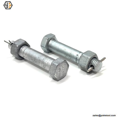 Шестигранный болт ASTM A325 5/8 дюйма с гайкой DH