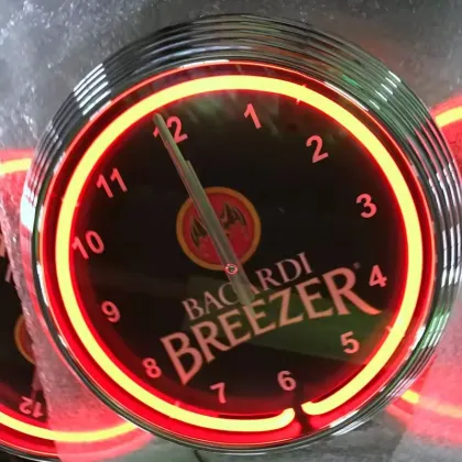 Tower Shape Neon Clocks