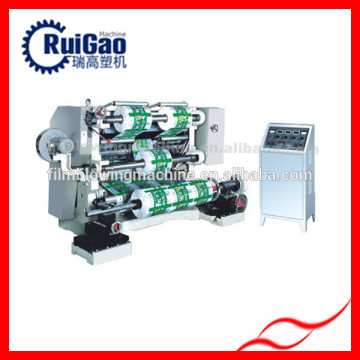 PE plastic film slitting rewinding machine