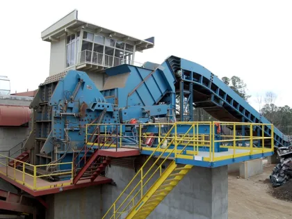 PSX metal recycling cruhsing line for steel mill