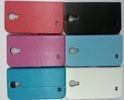 Blue Pu Drawbench Leather Iphone Protective Covers Customized For Samsung 9500 / S4