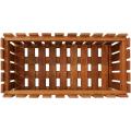 Outdoor Wood Picket Style Planter Box