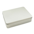 Silver Rectangle storage box