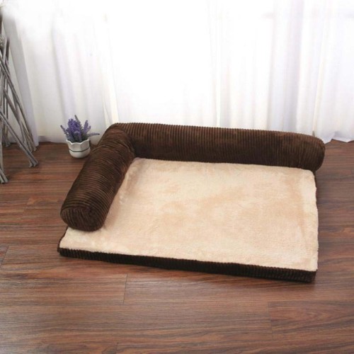 Pet Dog Bed soft Cushion Sofa Square Pillow Machine Washable Cover And Detachable Mat Cat House For Puppy Medium Large Dog