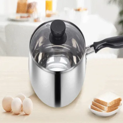 Stainless Steel Hot Milk No-smoke Coating Pot