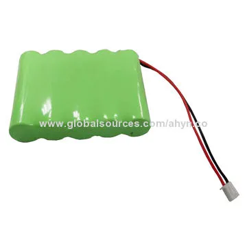 Pack batteries, AA 1000mAh 6V, rechargeable