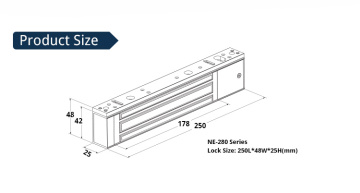 OEM/ODM swing door Magnetic Lock System with signal Timer and Buzzer