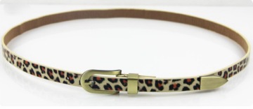 Woman Fashion Leopard PU belt