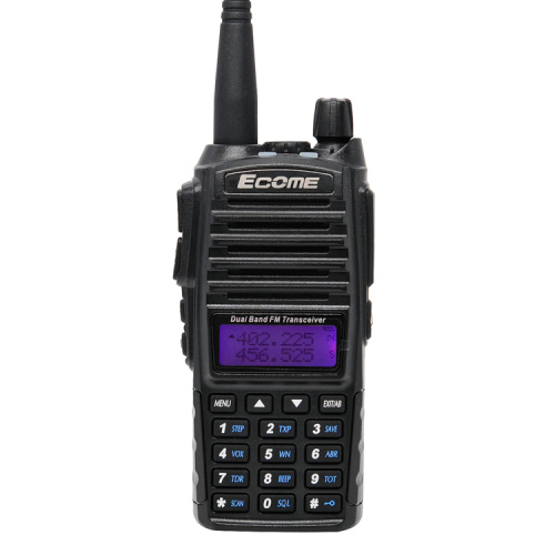 Ecome ET-UV100 Dual Band 5km Handy Walkie Talkie