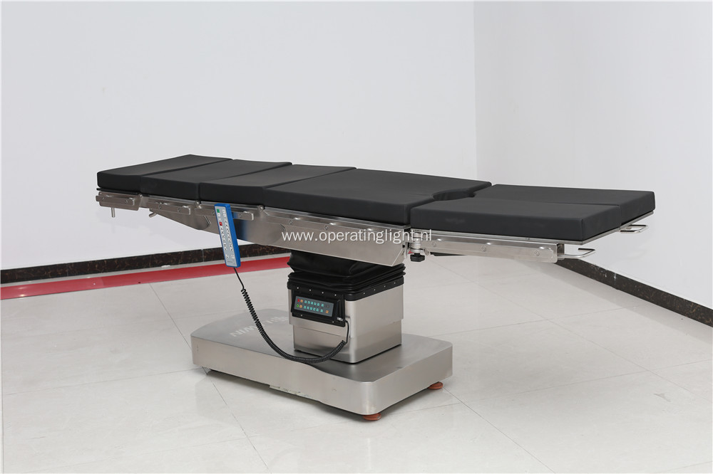 Electric hydraulic operating table optimum stability