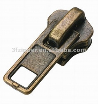 Antique Brass Zipper Slider