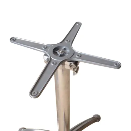 Assemble Three Legs Aluminum Table Base