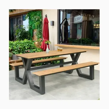 ZUOAN Carbon Fiber Outdoor Furniture Set - Maple Simple Color