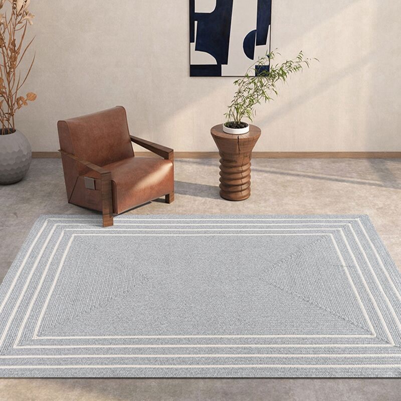 Polypropylene pp braided woven Light grey design indoor outdoor carpet rug floor mats