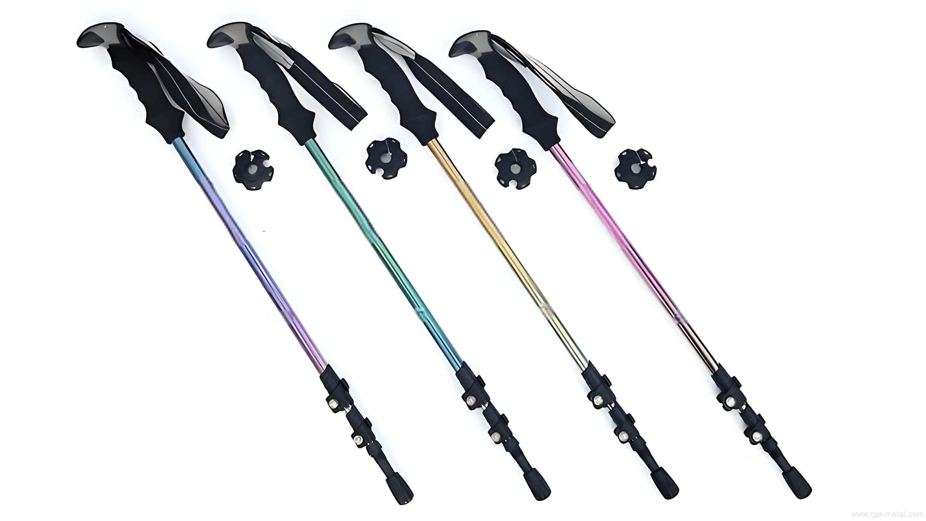 Ultralight Titanium Stretchable Trekking Poles For Hiking
