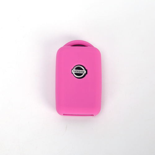Flexible soft silicone car key cover for Nissan