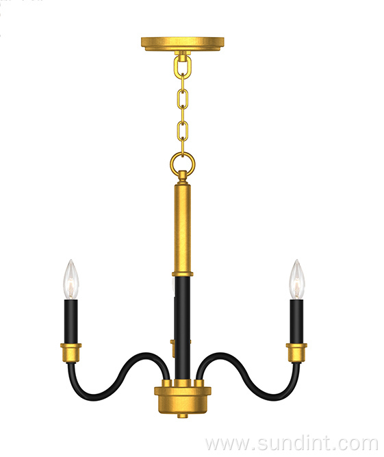 Industrial Style Metal Chandelier Light For Dining Room