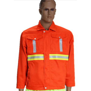 Reflective coat for sanitationworkers