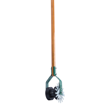 High Quality Star Wheel Edger with Long Fiberglass Handle