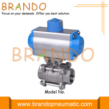Pneumatic Actuator Three-Piece Ball Valve 1/2'' 3/4'' 1''