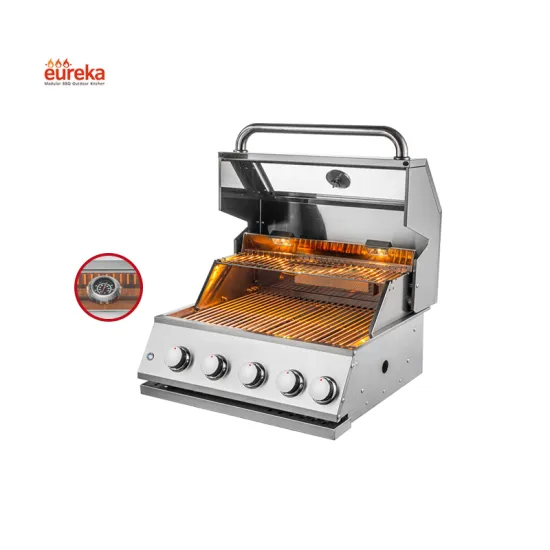 Outdoor 4 Burners Built In Bbq Small Propane Grill Sale