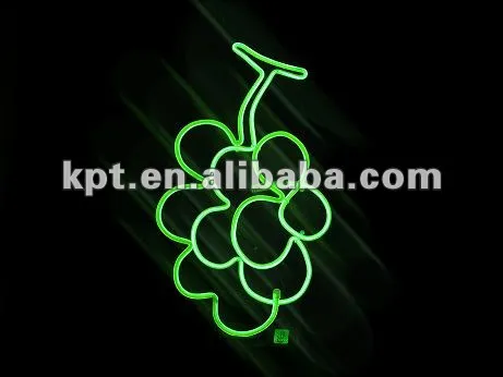 green 2.0mm el wire lighting for diy purple luminescent