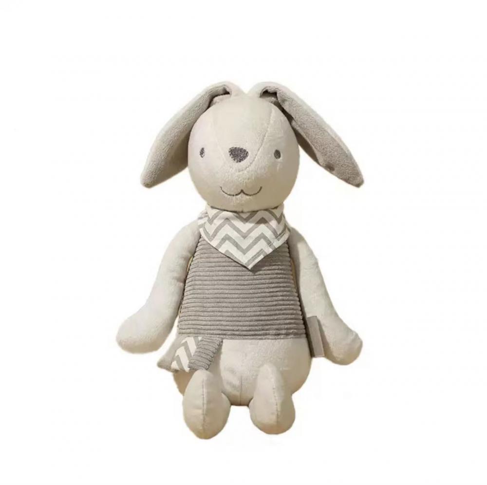 Regalo di peluche di coniglio di cacao grande beige