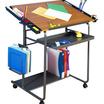 Drawing table, made of 16mm melamine