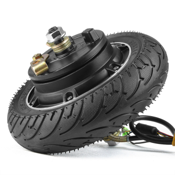 350W E-Bike Wheel Hub Motor Kit for 24V/36V/48V Electric Scooter with 8-inch DC Brushless Toothless Wheel Motor