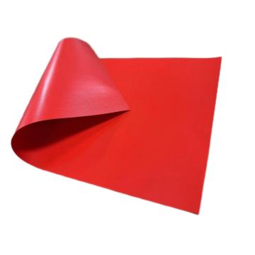 680GSM Красный ПВХ брезент для крышек грузовиков