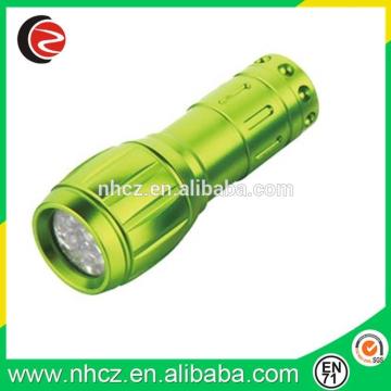aluminum torch 9 led aluminum flashlight
