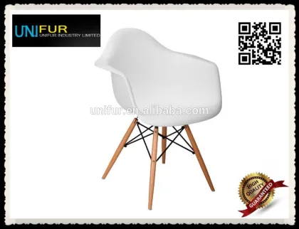 Indoor leisure classic modern colorful plastic replica DAW chair modern for dining room