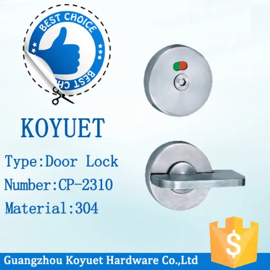 Wholesale Factory Precision Casting Stainless Toilet Partition Door Lock